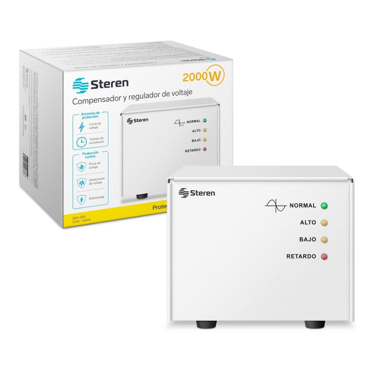 Compensador Con Regulador Electrodoméstico 2000W - Imagen 2