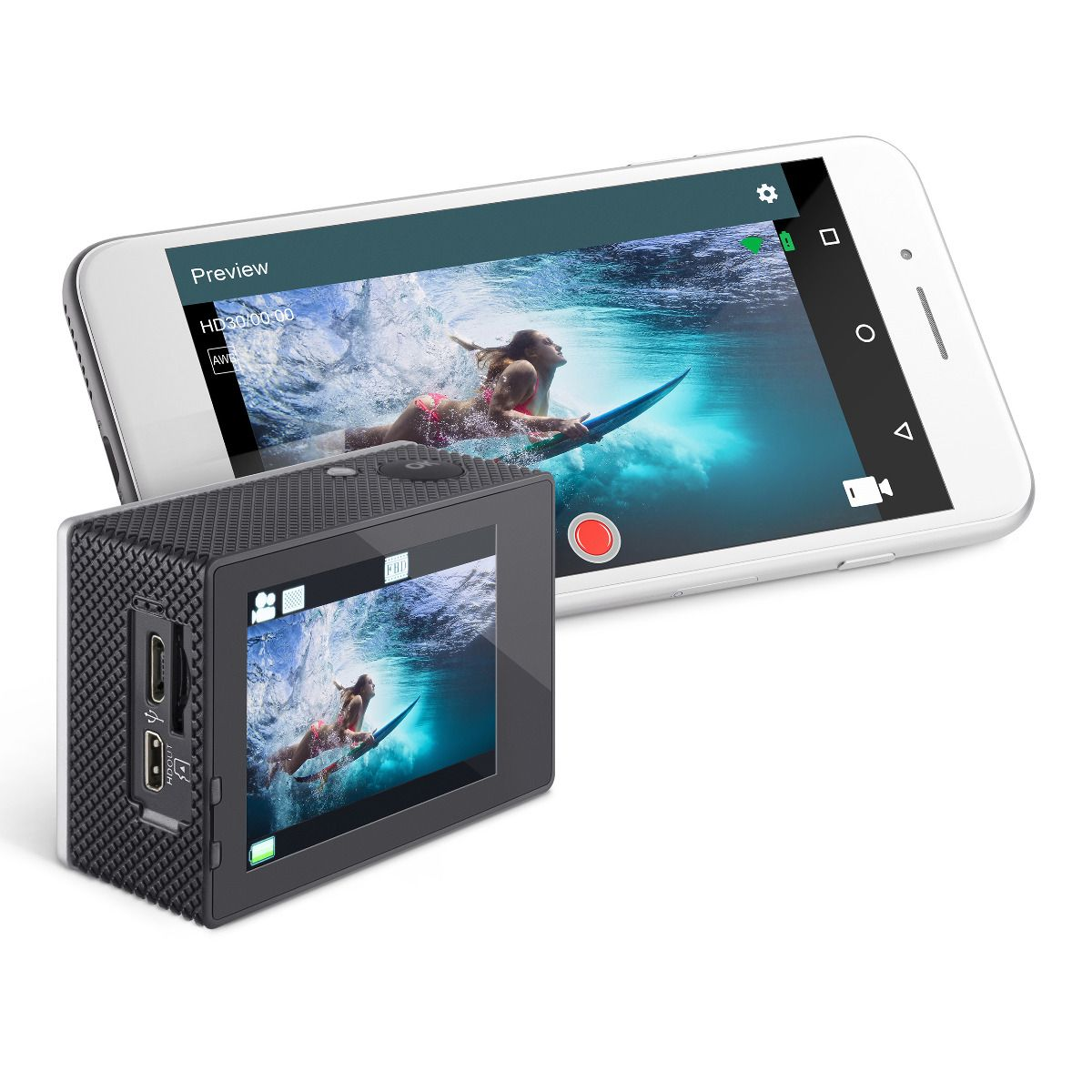 Cámara Deportiva Wifi Full HD Sumergible - Imagen 7