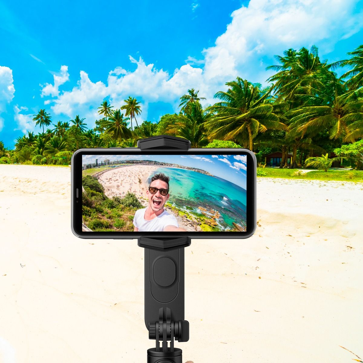 Estabilizador Gimbal De 1 Eje Con Tripié - Imagen 3