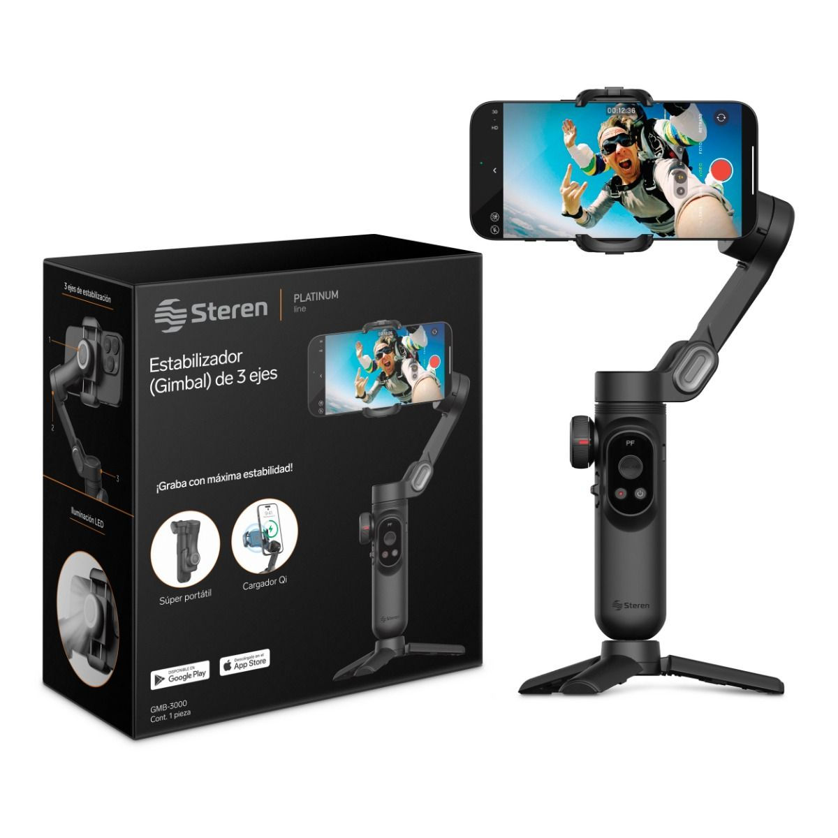 Mini Estabilizador Gimbal De 3 Ejes Tripié - Imagen 4