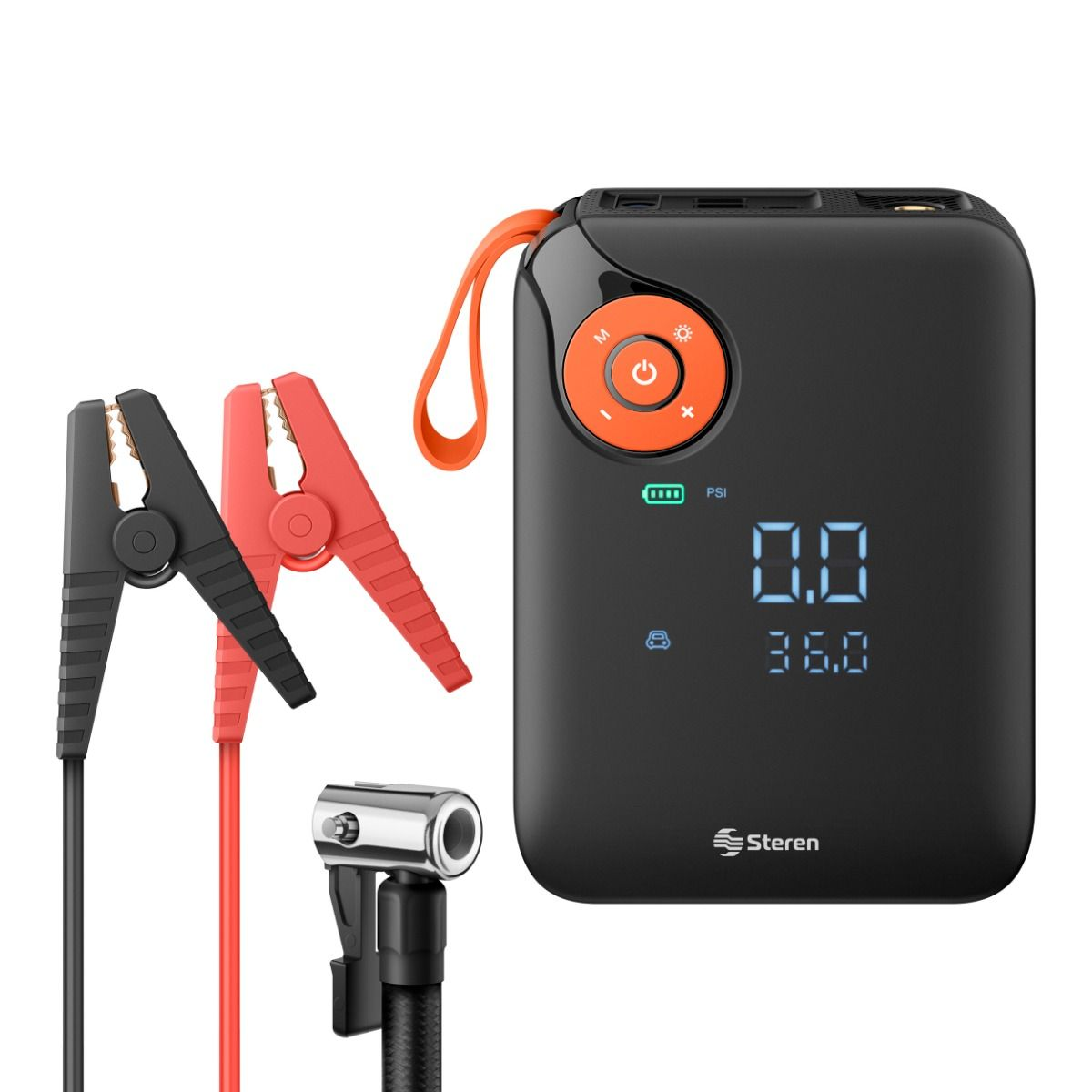 Inflador De Llantas Y Arrancador 8000mAh